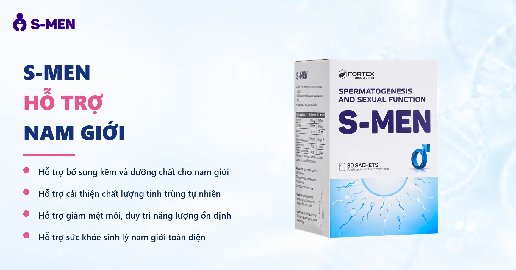 Nền sáng, vòng phân tử và chuỗi DNA mờ nhạt nửa bên phải