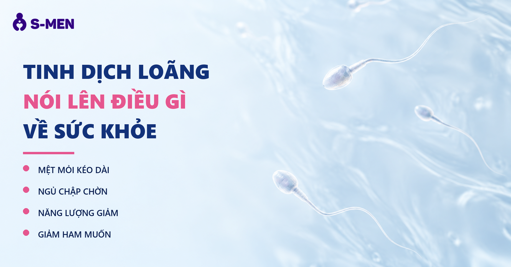 Người đàn ông mệt mỏi ngồi bên bàn làm việc, đồ hoạ tế bào mờ phía sau