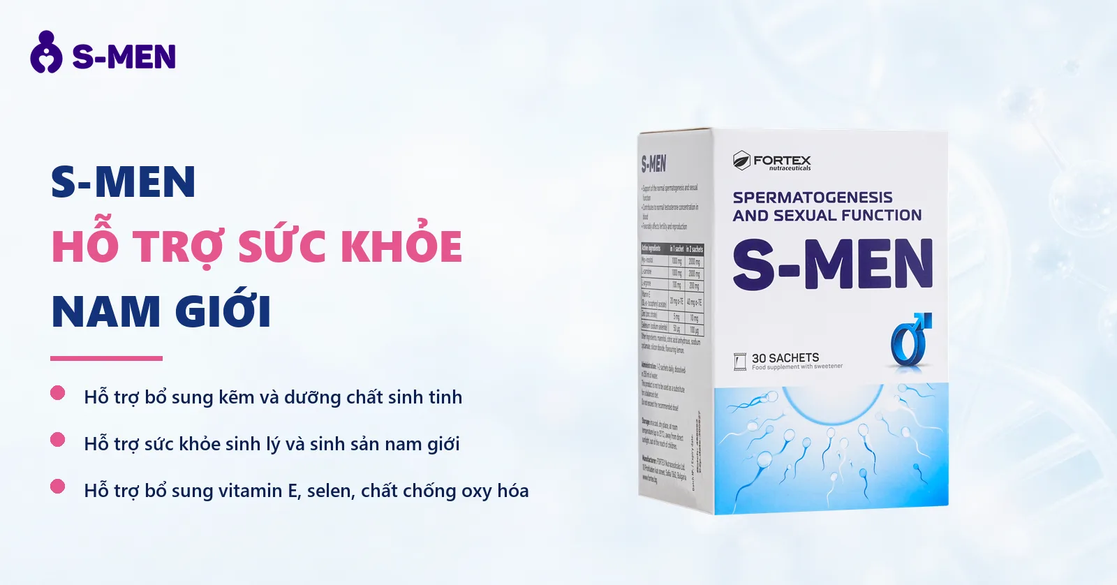 Nền sáng, chuỗi DNA và vòng phân tử mờ nửa phải