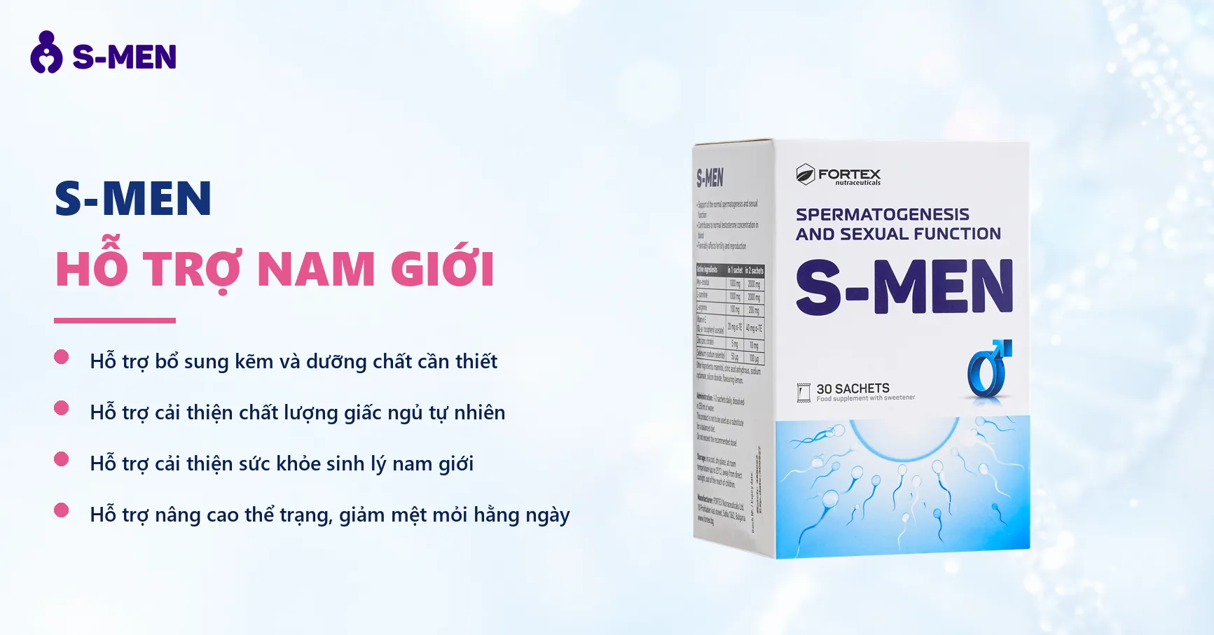 Nền sáng, quầng năng lượng dịu và chuỗi DNA mờ nửa phải